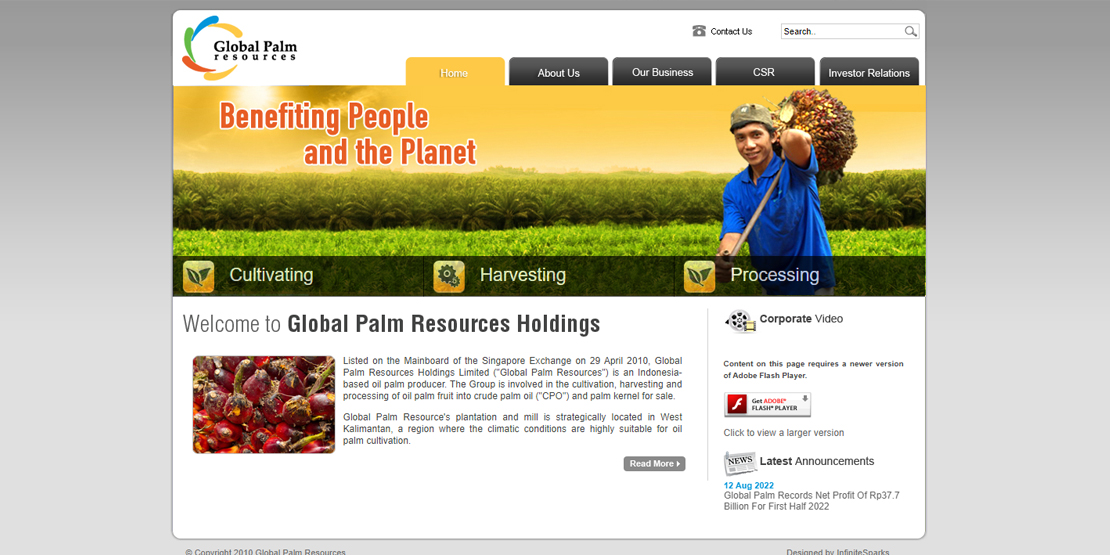 Global Palm Resources Holdings Limited